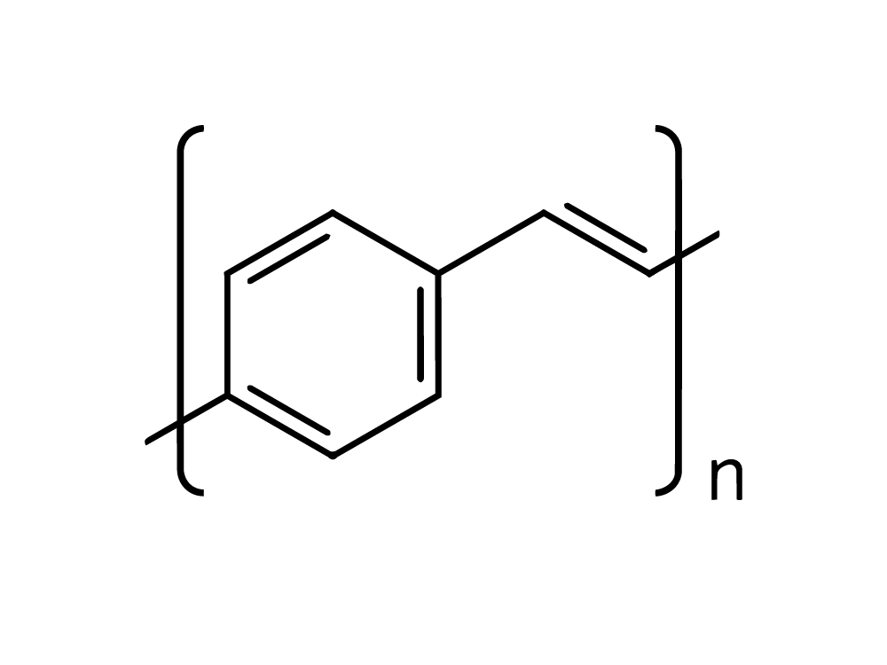 Chemical structure of poly(p-phenylene vinylene) derivative